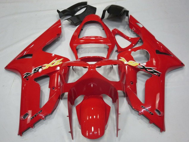 Purchase 2003-2004 Red Kawasaki ZX6R Motorcycle Fairings UK