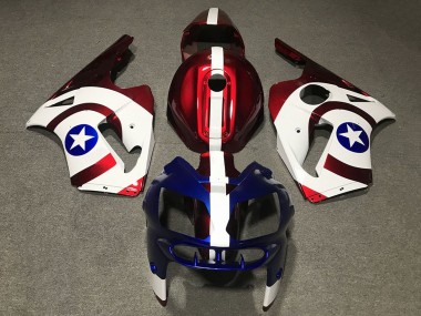 Purchase 2002-2006 Red Blue White Star Captain America Kawasaki ZX12R Motorcycle Fairings UK