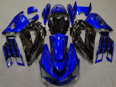 Purchase 2012-2024 Blue Glossy Black Kawasaki ZX14R Motorcycle Fairing UK