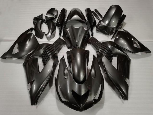 Purchase 2006-2011 Glossy Black Kawasaki ZX14R Motorcycle Fairings UK