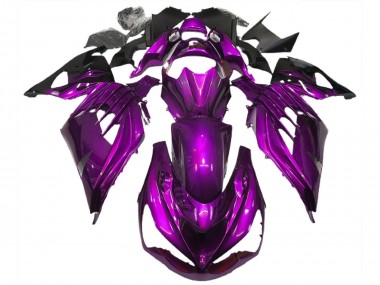 Purchase 2012-2024 Purple Black Kawasaki ZX14R Motorcycle Fairings UK
