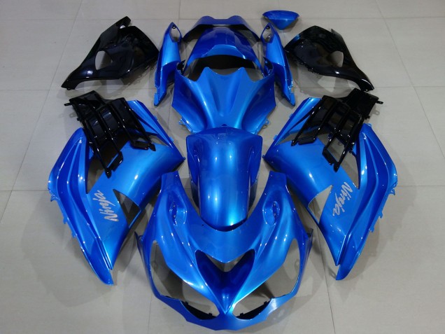 Purchase 2012-2024 Blue Black Kawasaki ZX14R Motorcycle Fairings UK