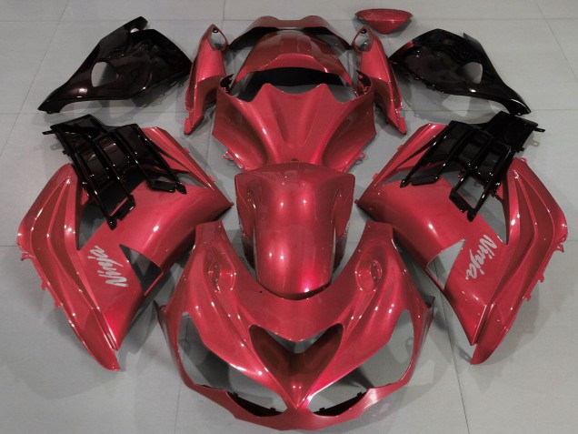 Purchase 2012-2024 Red Black Kawasaki ZX14R Motorcycle Fairings UK