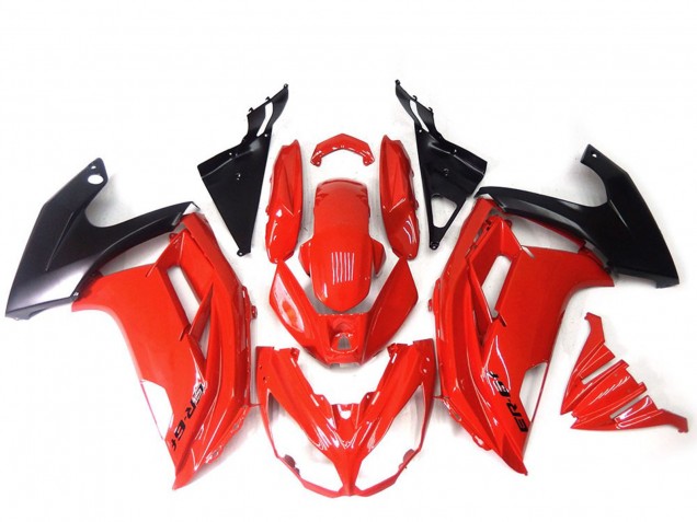 Purchase 2012-2014 Red Glossy Black Kawasaki ER6F Motorcycle Fairings UK