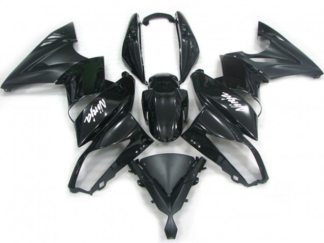 Purchase 2009-2011 Glossy Black Matte Black White Decal Kawasaki Ninja 650R Motorcycle Fairings UK