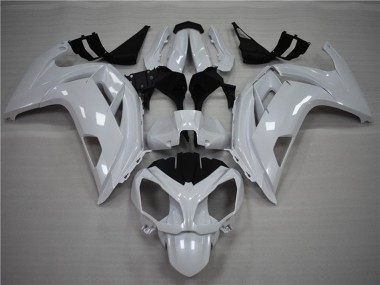 Purchase 2009-2011 Pearl White Kawasaki Ninja 650R Motorcycle Fairings UK