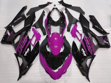 Purchase 2018-2023 Purple Glossy Black Matte Black OEM Style Kawasaki Ninja 400 Motorcycle Fairings UK