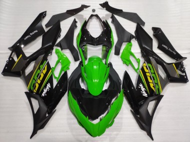 Purchase 2018-2023 Green Glossy Black Matte Black OEM Style Kawasaki Ninja 400 Motorcycle Fairings UK