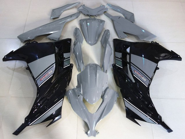 Purchase 2013-2024 Nardo Grey Black Kawasaki Ninja 300 Motorcycle Fairings UK