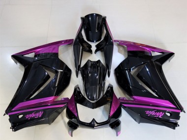 Purchase 2008-2012 Glossy Black Purple Kawasaki Ninja 250 Motorcycle Fairings UK