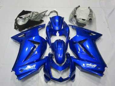 Purchase 2008-2012 Blue White Ninja Kawasaki Ninja 250 Motorcycle Fairings UK