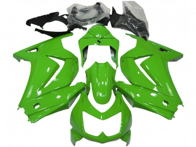 Purchase 2008-2012 Green Kawasaki Ninja 250 Motorcycle Fairings UK
