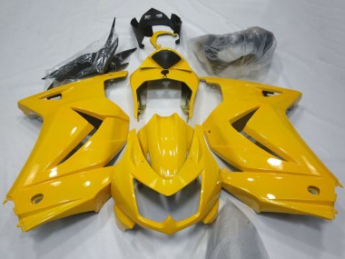Purchase 2008-2012 Yellow Kawasaki Ninja 250 Motorcycle Fairings UK