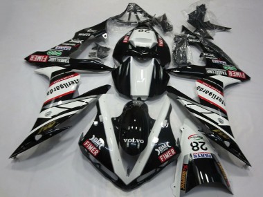 Purchase 2004-2006 White Black Volvo Fimer Yamalube Sterilgarda 28 Yamaha R1 Motorcycle Fairings UK