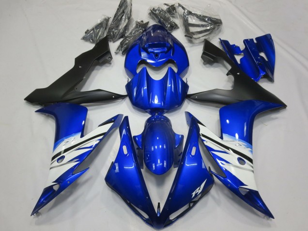 Purchase 2004-2006 Blue White Matte Black Yamaha R1 Motorcycle Fairing UK