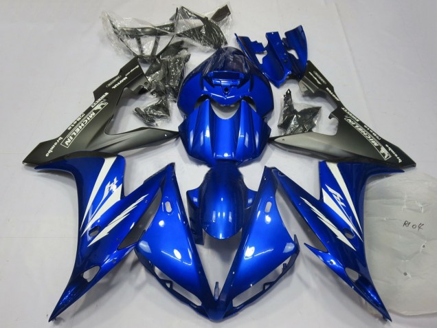 Purchase 2004-2006 Blue White Matte Black Yamaha R1 Motorcycle Fairings UK