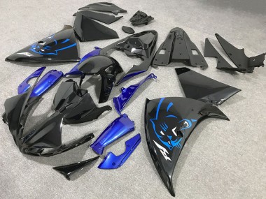 Purchase 2009-2011 Glossy Black Blue Panther Yamaha R1 Motorcycle Fairings UK