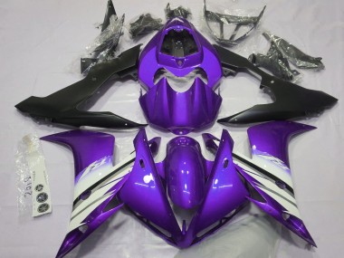 Purchase 2004-2006 Purple White Matte Black Yamaha R1 Motorcycle Fairings UK