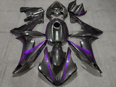 Purchase 2004-2006 Carbon Fiber Style Purple Yamaha R1 Motorcycle Fairings UK