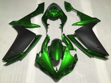 Purchase 2007-2008 Green Matte Black Yamaha R1 Motorcycle Fairings UK