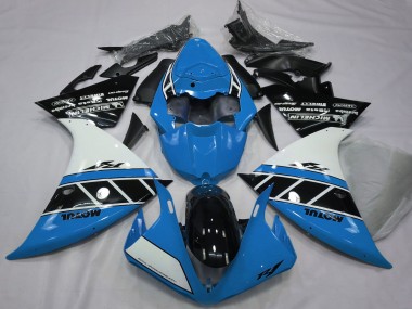 Purchase 2012-2014 Blue White Glossy Black Yamaha R1 Motorcycle Fairings UK