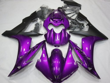 Purchase 2004-2006 Purple Matte Black Yamaha R1 Motorcycle Fairings UK