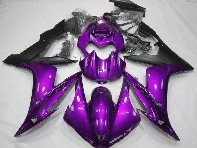 Purchase 2004-2006 Purple Matte Black Yamaha R1 Motorcycle Fairings UK