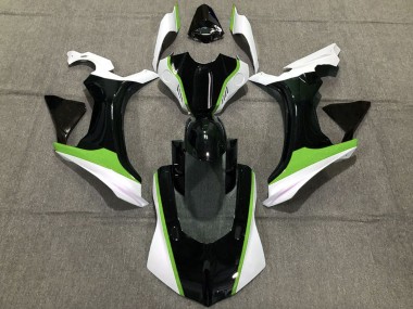 Purchase 2015-2019 White Green Glossy Black Yamaha R1 Motorcycle Fairings UK