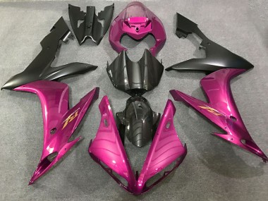 Purchase 2004-2006 Hot Pink Carbon Fiber Style Yamaha R1 Motorcycle Fairings UK