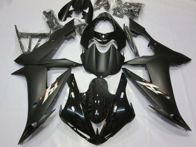 Purchase 2004-2006 Glossy Black Matte Black Yamaha R1 Motorcycle Fairing UK
