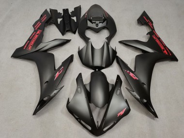 Purchase 2004-2006 Matte Black Red Yamaha R1 Motorcycle Fairings UK
