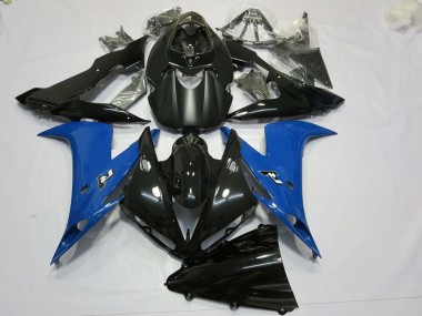 Purchase 2004-2006 Glossy Black Matte Black Blue Yamaha R1 Motorcycle Fairings UK
