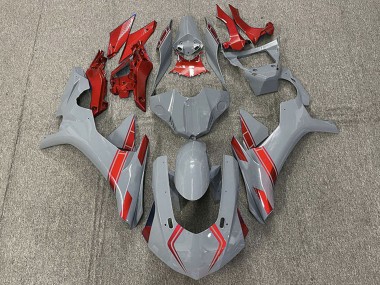 Purchase 2015-2019 Nardo Grey Red Yamaha R1 Motorcycle Fairings UK