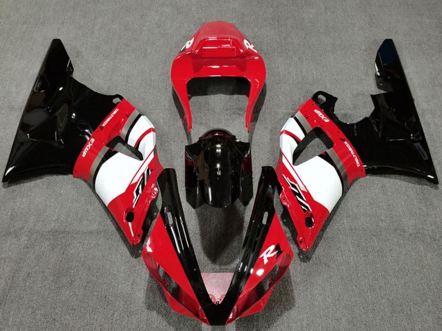 Purchase 2000-2001 Red White Glossy Black Yamaha R1 Motorcycle Fairings UK