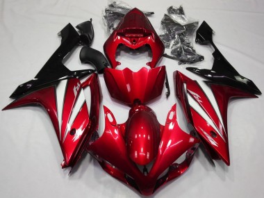 Purchase 2007-2008 Red White Black Yamaha R1 Motorcycle Fairings UK