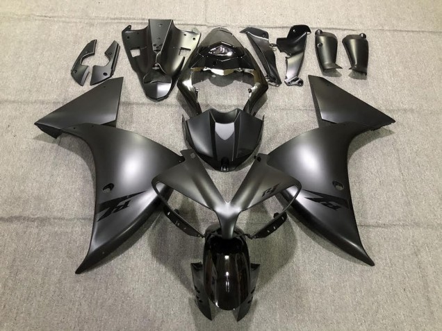 Purchase 2012-2014 Glossy Black Matte Black Yamaha R1 Motorcycle Fairings UK