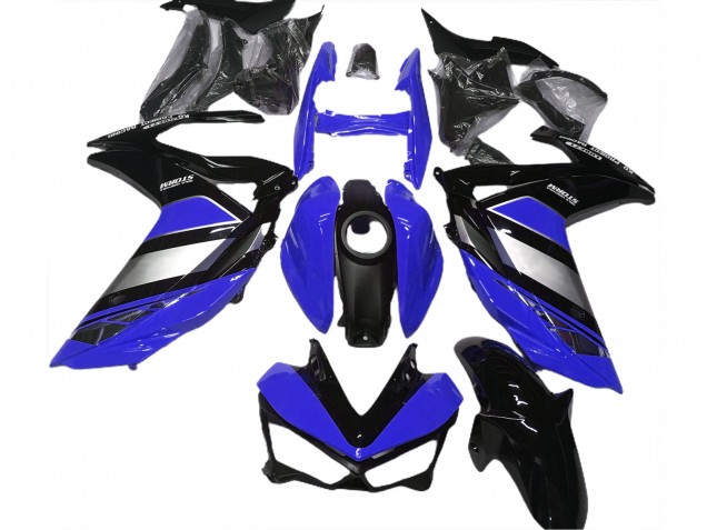 Purchase 2015-2018 Blue Silver Glossy Black Yamalube Yamaha R3 Motorcycle Fairing UK