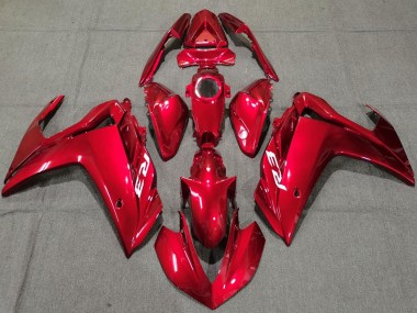 Purchase 2015-2018 Glossy Red Yamaha R3 Motorcycle Fairings UK