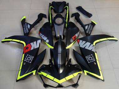 Purchase 2015-2018 Yellow Grey Matte Black Star Yamaha R3 Motorcycle Fairings UK