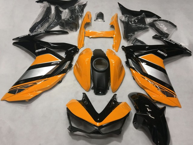 Purchase 2015-2018 Orange Silver Glossy Black Yamaha R3 Motorcycle Fairings UK