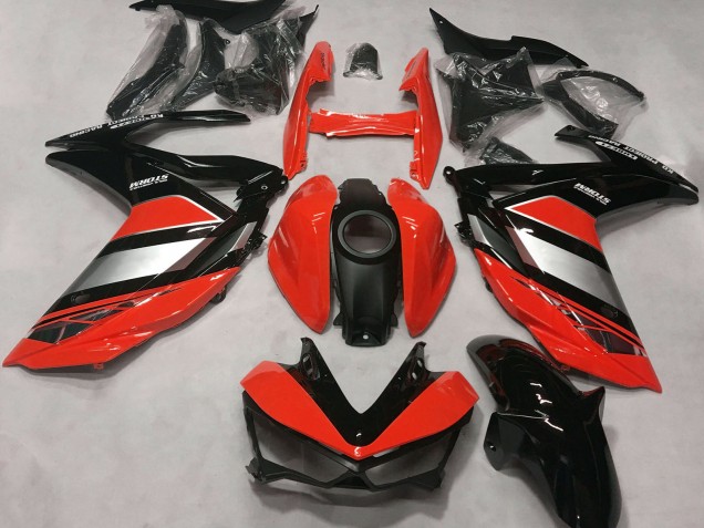 Purchase 2015-2018 Red Silver Glossy Black Yamaha R3 Motorcycle Fairings UK