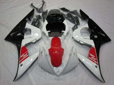 Purchase 2005 White Red Black Yamaha R6 Motorcycle Fairing UK