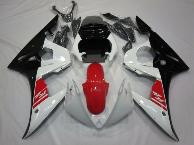 Purchase 2005 White Red Black Yamaha R6 Motorcycle Fairing UK