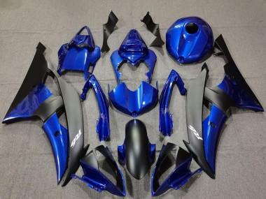 Purchase 2008-2016 Blue Matte Black White Decals Yamaha R6 Motorcycle Fairings UK