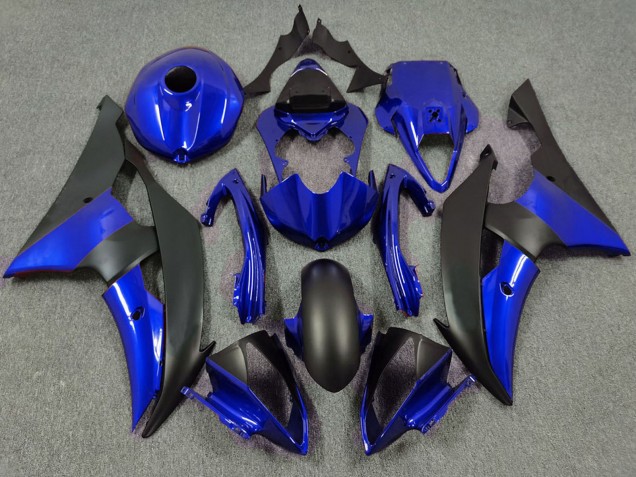 Purchase 2008-2016 Blue Matte Black Yamaha R6 Motorcycle Fairing UK