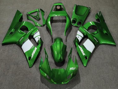 Purchase 1998-2002 Green White Yamaha R6 Motorcycle Fairing UK