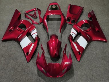 Purchase 1998-2002 Red White Yamaha R6 Motorcycle Fairing UK