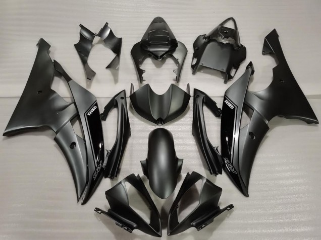 Purchase 2008-2016 Glossy Black Matte Black Yamaha R6 Bike Fairings UK