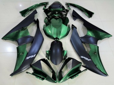 Purchase 2008-2016 Green Matte Black Yamaha R6 Motorcycle Fairings UK
