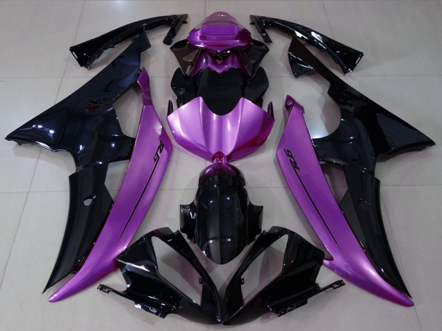 Purchase 2008-2016 Purple Glossy Black Yamaha R6 Motorcycle Fairings UK